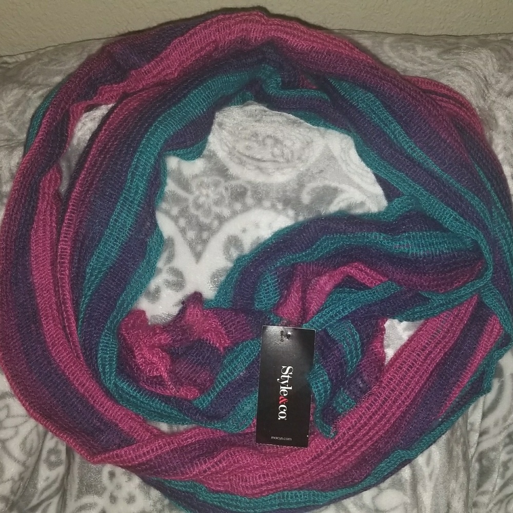 Style & Co multi colored scarf